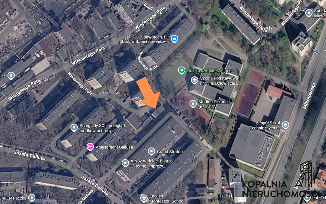 Obiekt Sprzedaż Katowice Brynów Wincentego Pola
