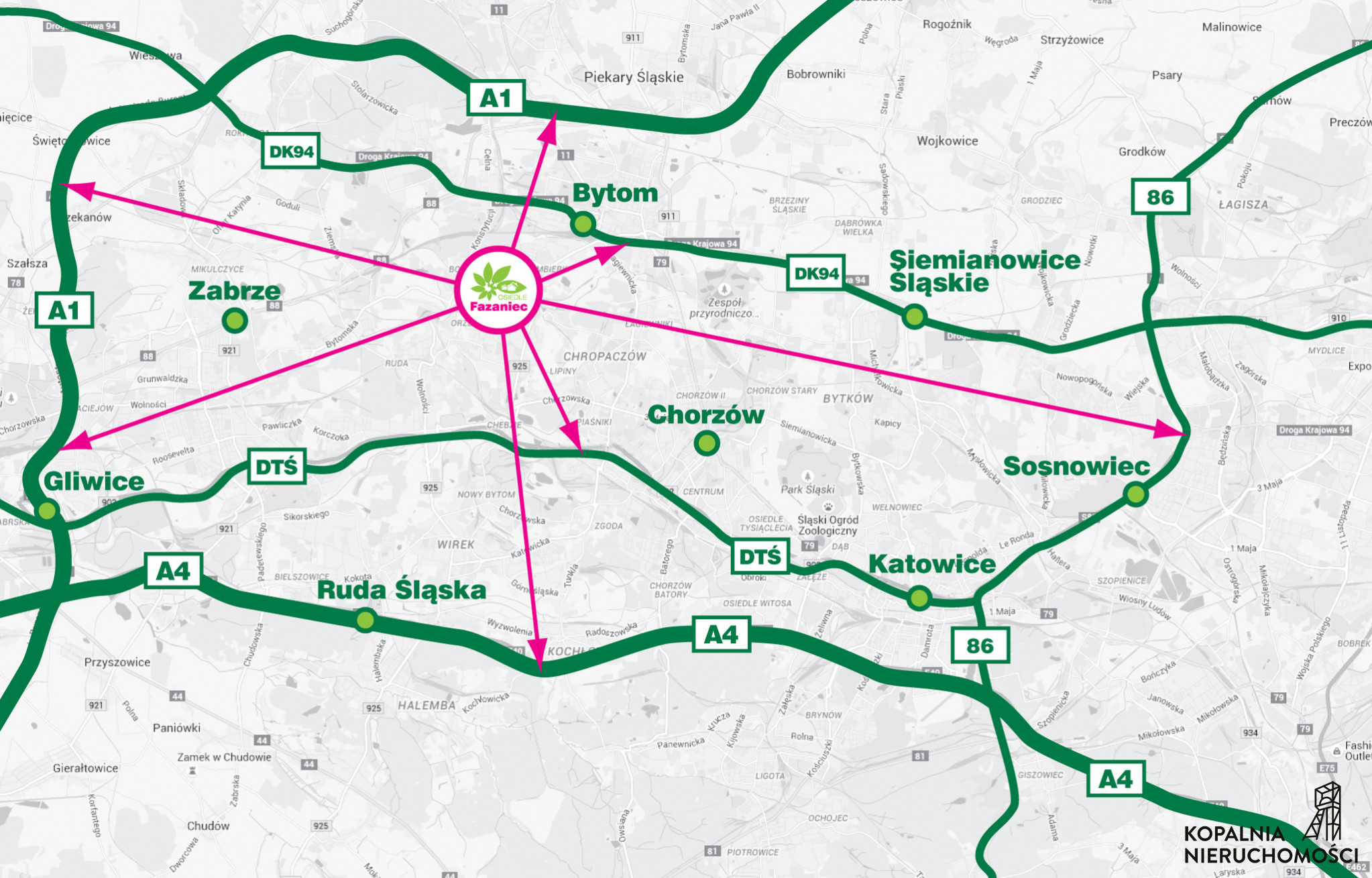 Działka Sprzedaż Bytom Szombierki Bażantowa