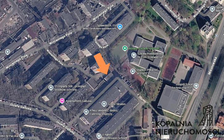 Obiekt Sprzedaż Katowice Brynów Wincentego Pola 3